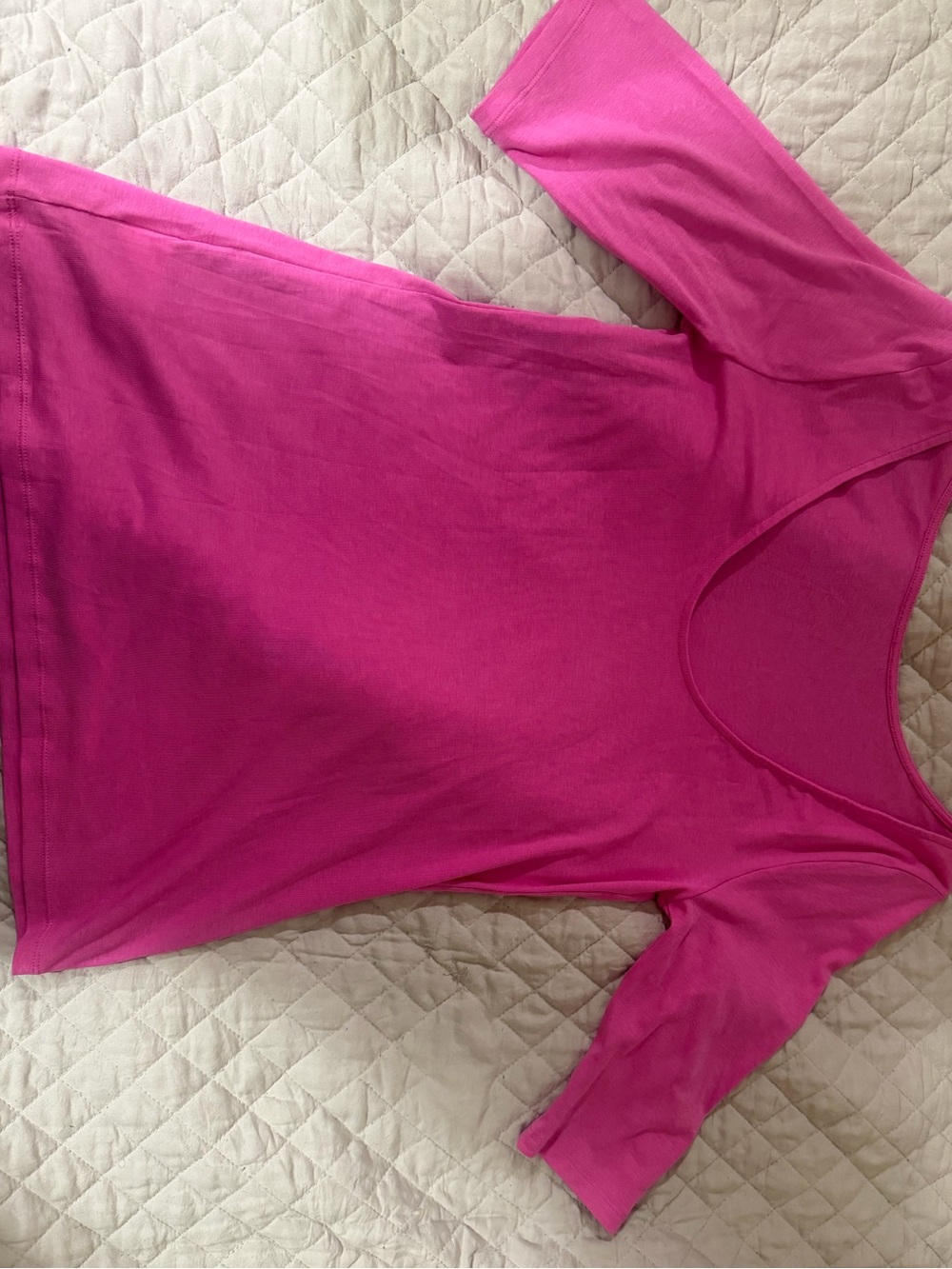 Old Navy Bright Pink Scoop Neck Short Sleeve Top